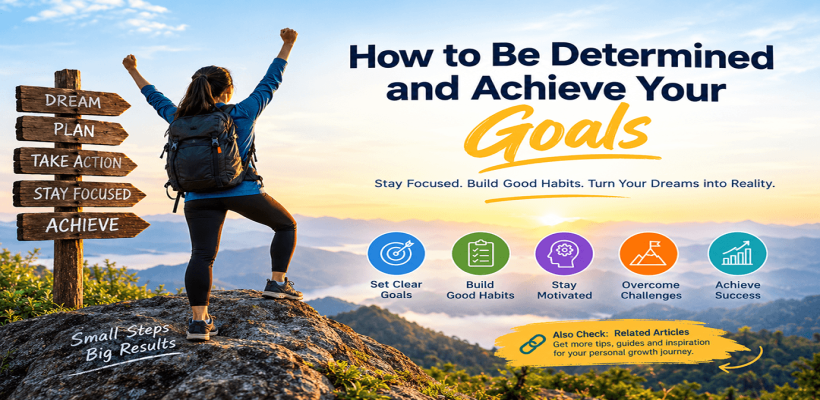 How to Be Determined and Achieve Your Goals